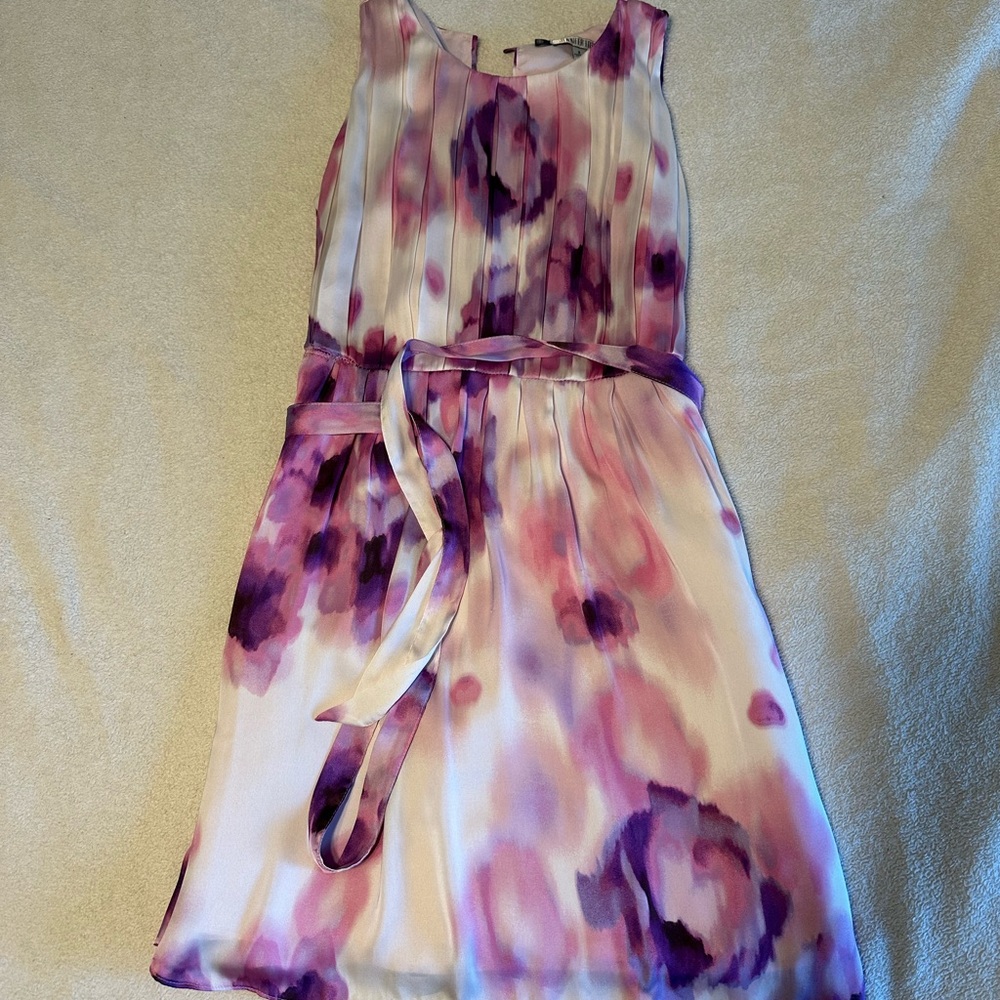 Jennifer Lopez Pink and Purple Floral Dress